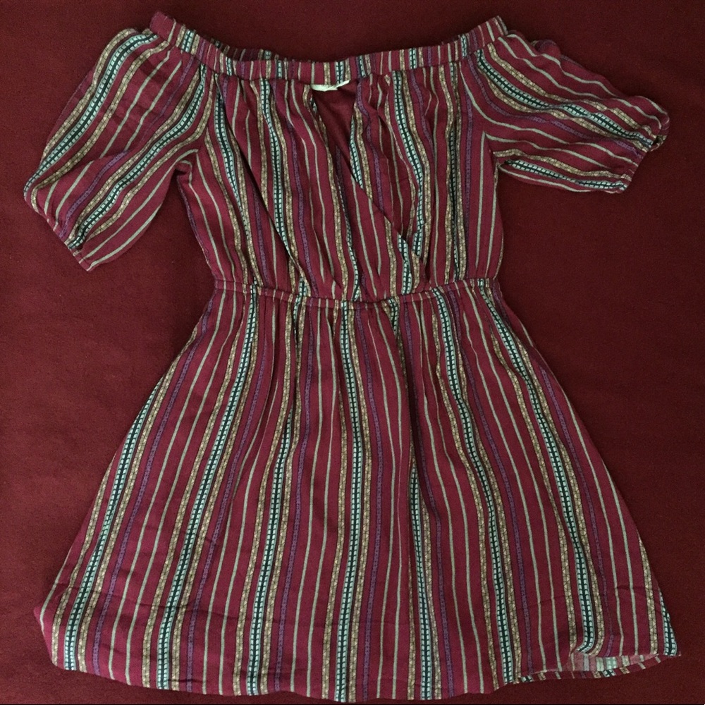 Off the shoulder dress